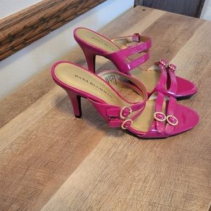 Dana Buchman.  Size 8 fushia color heels